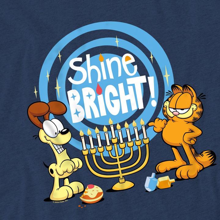 Image du produit Garfield - T-shirt SHINE BRIGHT FOR HANUKKAH - Adulte (S)