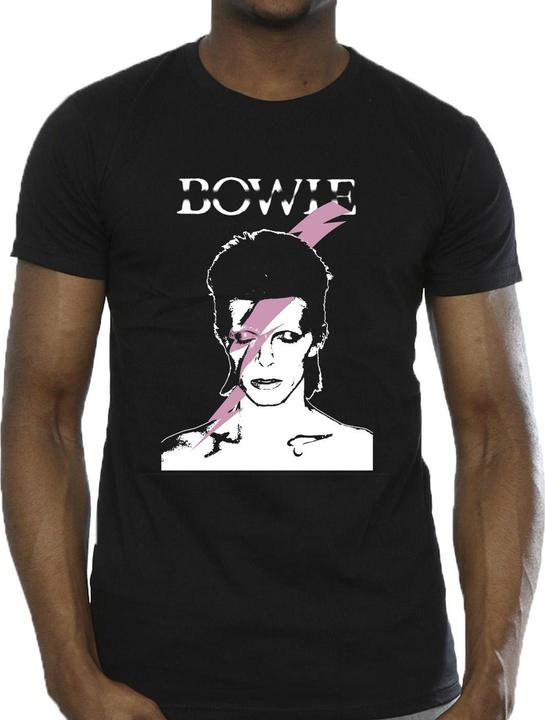 Immagine prodotto David Bowie Pink Flash Maglietta Uomo (5XL)