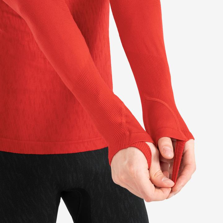 Image du produit Kipsta Maillot de football à manches longues homme/femme - Keepdry rouge (XL)