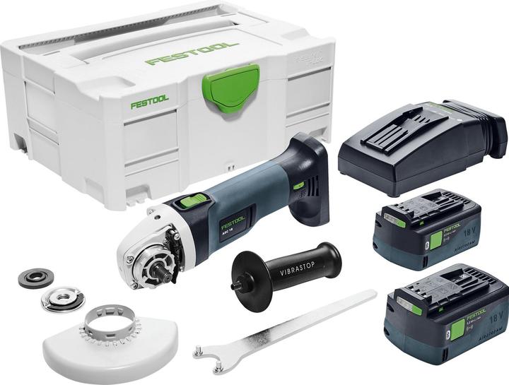 Festool Smerigliatrice angolare a batteria AGC 18-125 5,0 EBI-Plus (125 mm)