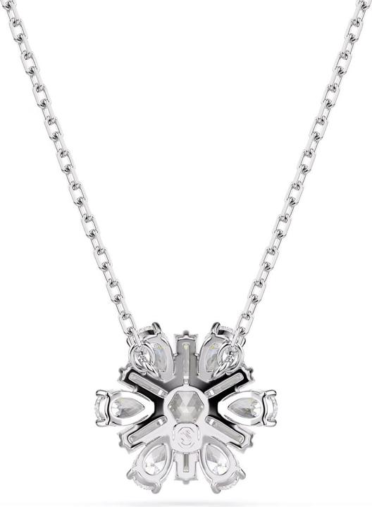 Immagine prodotto Swarovski Collana Idyllia Fiocco di neve bianco con tagli diversi (Metallo Swarovski, 45 - 48 cm)