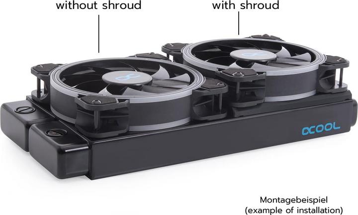 Immagine prodotto Alphacool Alphac Rivestimento e disaccoppiamento 120mm 7mm 1020193