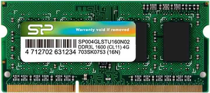 Produktbild Silicon Power SP008GLSTU160N02 (1 x 8GB, 1600 MHz, DDR3L-RAM, SO-DIMM)