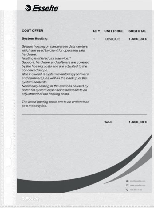 Actual product image Leitz Brochure cover (A5, 1 x)