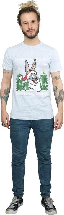 Produktbild Looney Tunes Bugs Bunny Christmas Fair Isle TShirt (M)