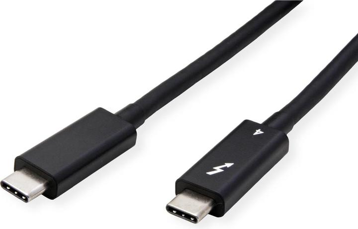 Actual product image Roline Thunderbolt 4 cable, C-C, 40G 100W, 8K30, active, 2m (2 m, USB 3.2 Gen 1)