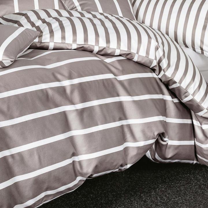 Produktbild Janine Mako-Satin Bettwäsche modern classic (Kopfkissenbezug, 80x80 cm)