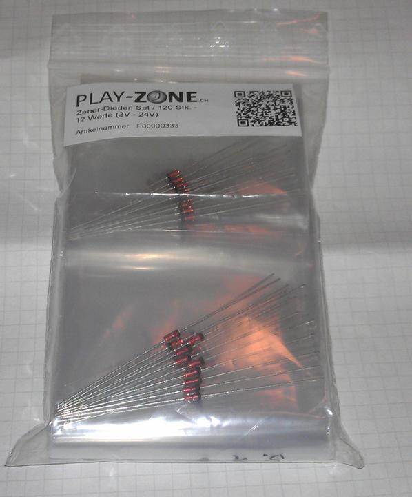 Produktbild OEM Zener-Dioden Set 120 Stk. 12 Werte (3V 24V)
