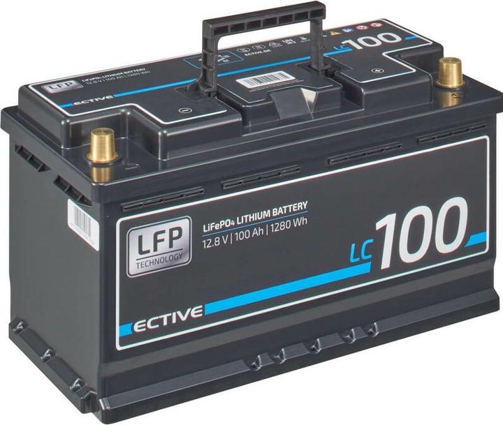 Produktbild Ective LC 100 12V LiFePO4 Lithium Versorgungsbatterie 100 Ah (12 V, 100 Ah)