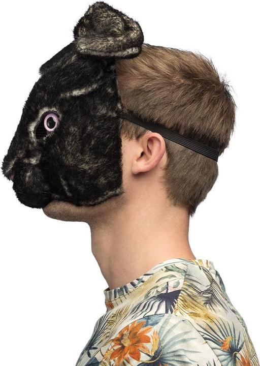 Image du produit Boland Demi-masque en peluche Lapin noir
