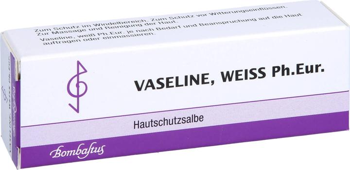 Actual product image Bombastus Vaseline, white Ph. Eur., 10 ml Grease ointment (Body cream, 10 ml)