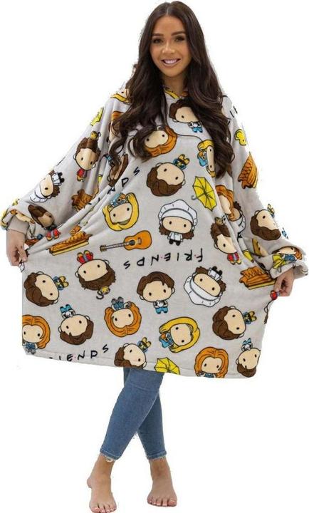 Produktbild Friends Erwachsene Gruppe Hoodie Decke (95 x 110 cm)