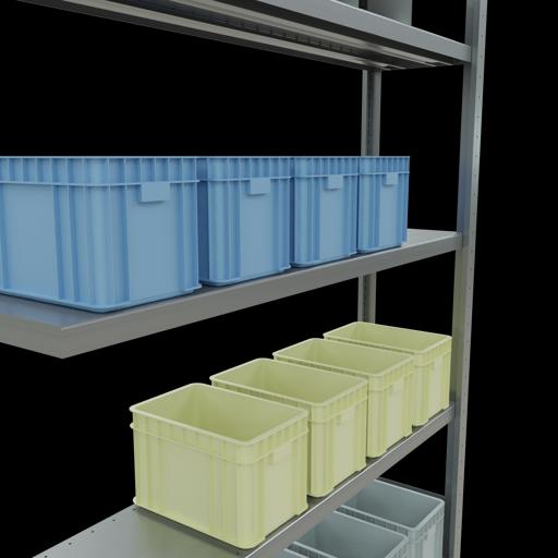 Produktbild Schulte Lagertechnik Stecksystem Anbauregal MULTIplus250 mit Längenriegel