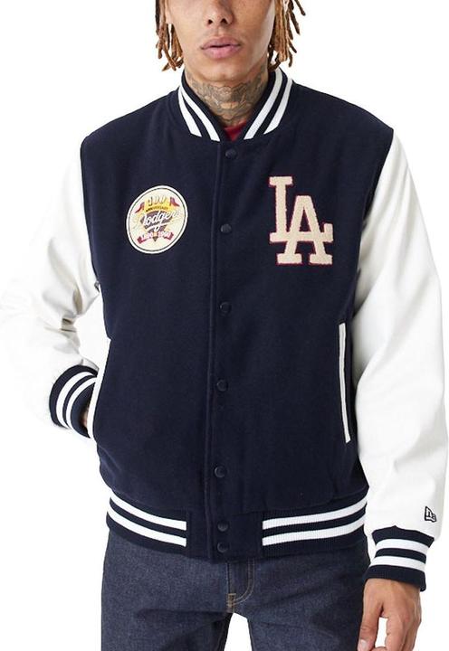 New Era MLB Los Angeles Dodgers Large Logo Varsity Bomberjacke Herren (XL)