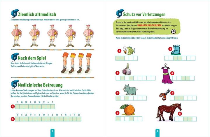 Produktbild Das grosse Fussball-Rätselbuch (Deutsch, Cordula Thörner, Christiane Hahn, 2024)