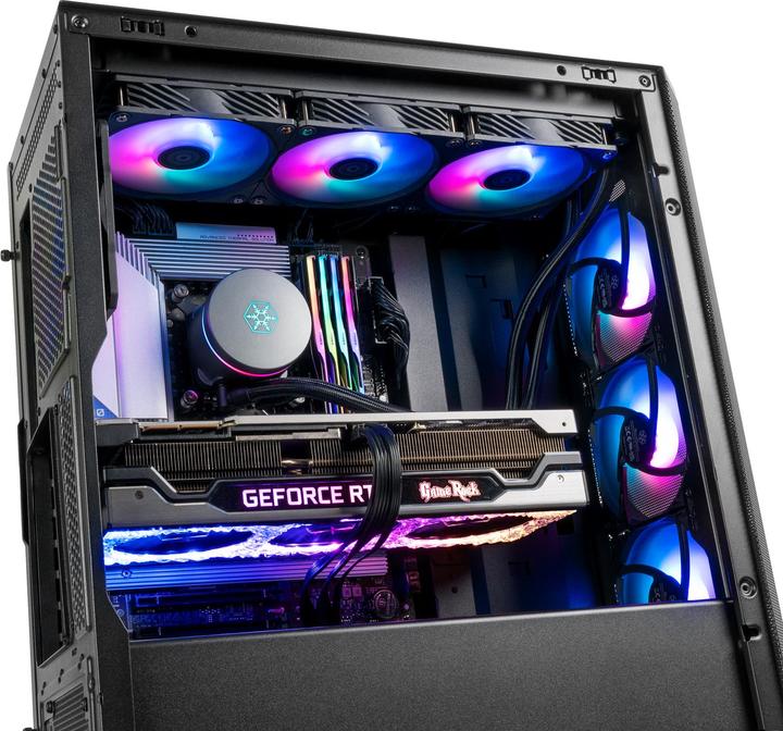 Immagine prodotto Silverstone SST-FA514X-BG - Telaio da gioco ATX Mid-Tower FARA ad alto flusso d'aria con doppio radiatore di (ATX, mATX, Mini-ITX)