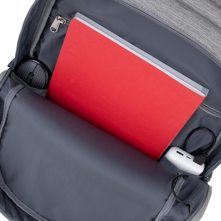 Produktbild Rivacase 7567 Grau Dunkelblau Notebookrucksack bis 17.3"