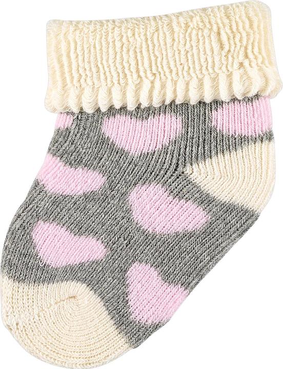 Image du produit Sterntaler Lot de 3 chaussettes Coeurs Rose One Size (Taille unique)