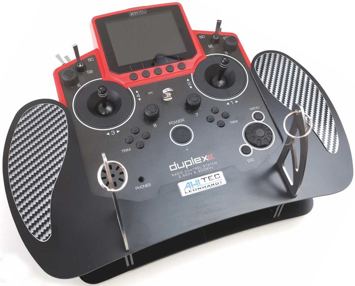 Produktbild AHLtec Senderpult Graupner MX HoTT black MX-12, MX-16,MX-20 mit Standard Senderpultbügel