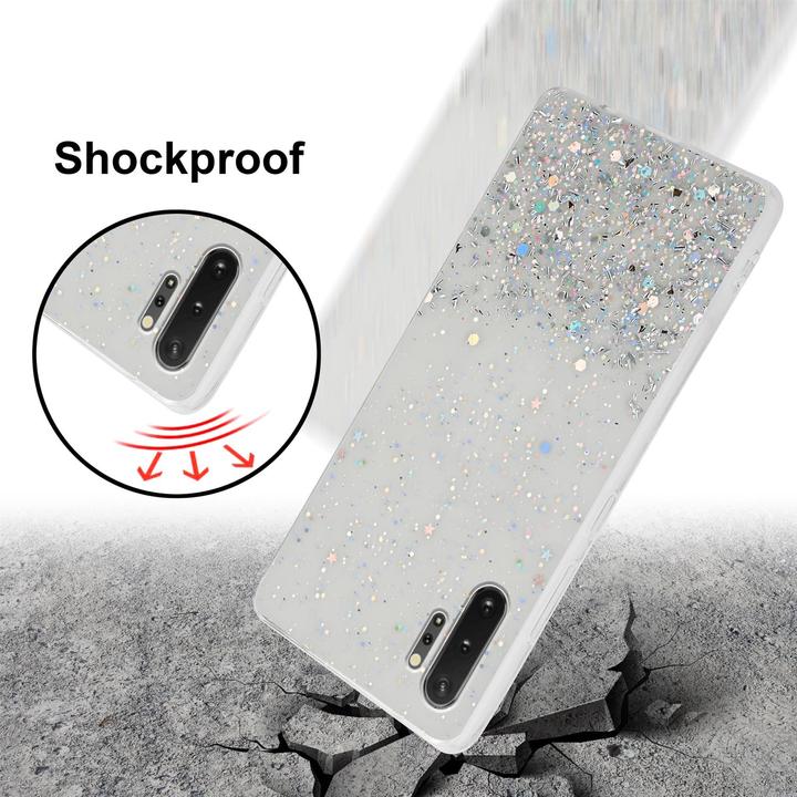 Image du produit Cadorabo Couverture TPU paillettes scintillantes (Samsung Galaxy Note 10 Plus)