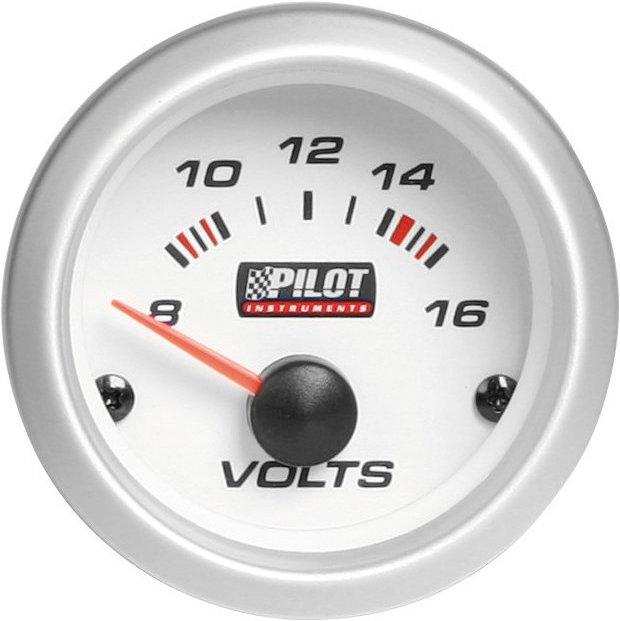 Produktbild Lampa Instrument Voltmeter - 52 mm - Blau