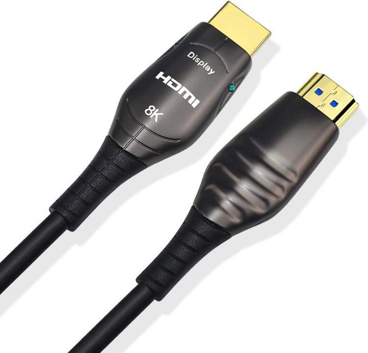 Produktbild Audiolab HDMI Glasfaser Kabel 8K/60Hz, 15m, schwarz (15 m, HDMI)
