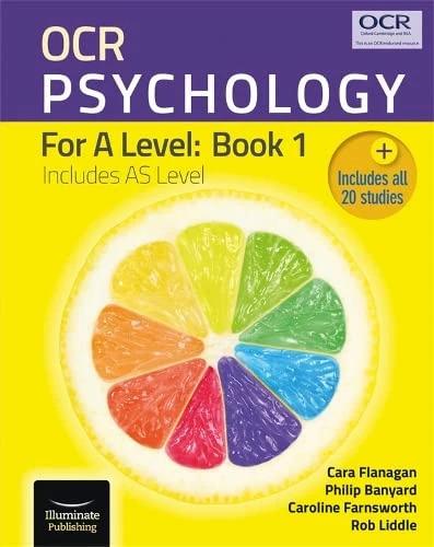 Image du produit OCR Psychology for A Level: Book 1 (Anglais, Rob Liddle, Cara Flanagan, Philip Banyard, Caroline Farnsworth, 2017)