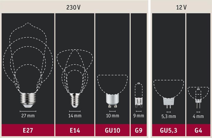 Produktbild Paulmann Kerze Vintage (E14, 2.60 W, 260 lm, 1 x, F)