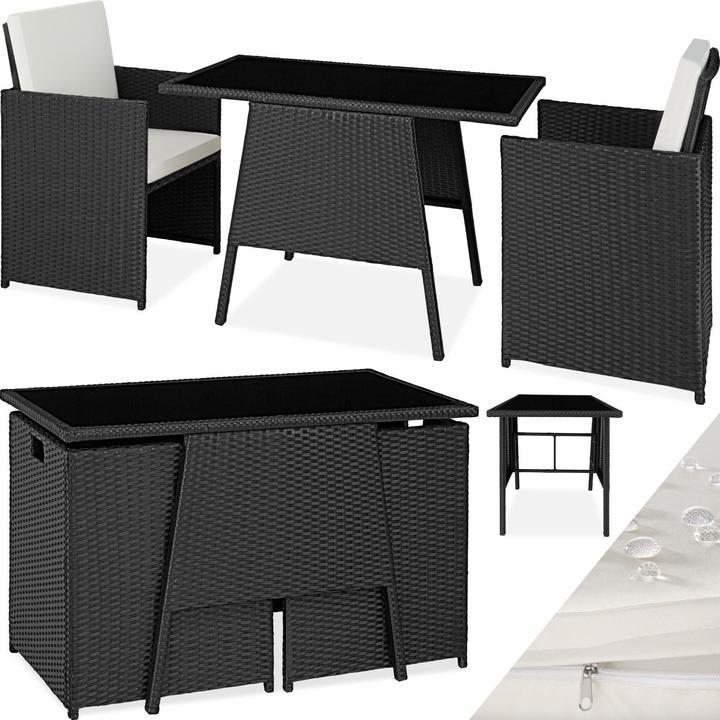 Immagine prodotto tectake Salottino in rattan Losanna