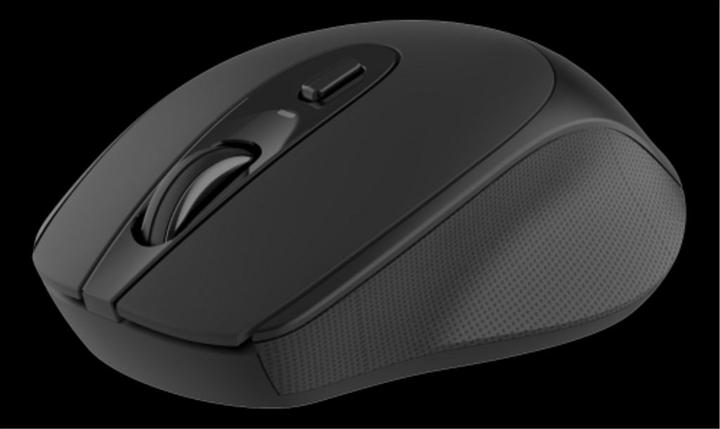 Actual product image Deltaco Wireless compact silent mouse 1600 DPI, USB receiver, 4 buttons, dark gray