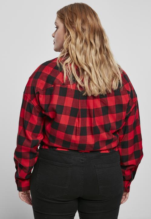 Produktbild Urban Classics Ladies Short Oversized Check Shirt (4XL)