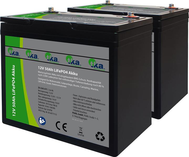 TKA Batteries LiFePO4 (12.80 V, 50 Ah)