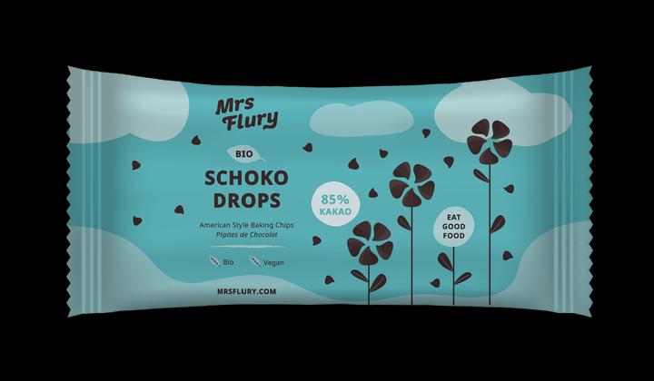 Produktbild Mrs Flury Bio Schoko Drops (250 g)