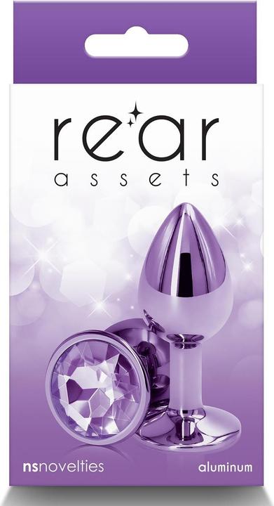 Produktbild NS Novelties Plug bijou aluminium chromé violet S