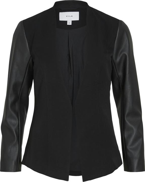 Vila Kunstlederärmel Blazer (34)