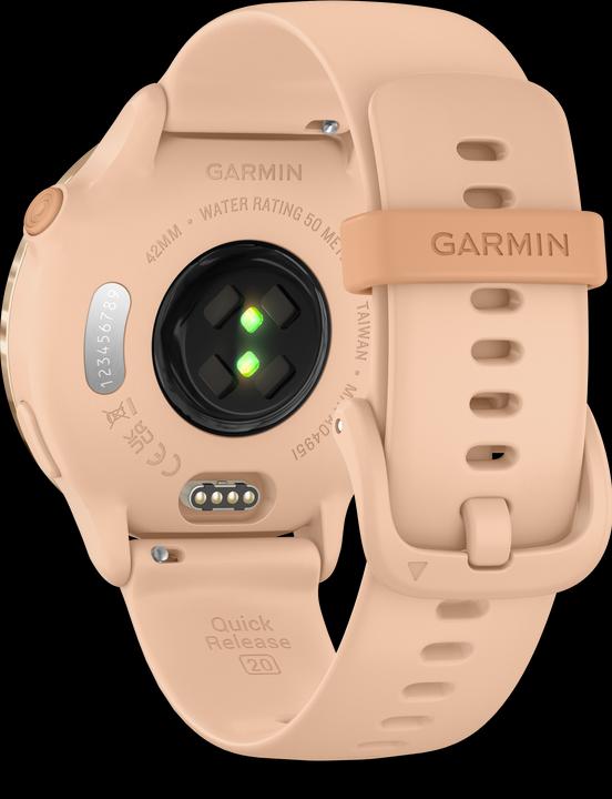 Actual product image Garmin vivoactive 6, GPS, Pink Dawn/ P. Dawn Metallic, WW (42.20 mm)