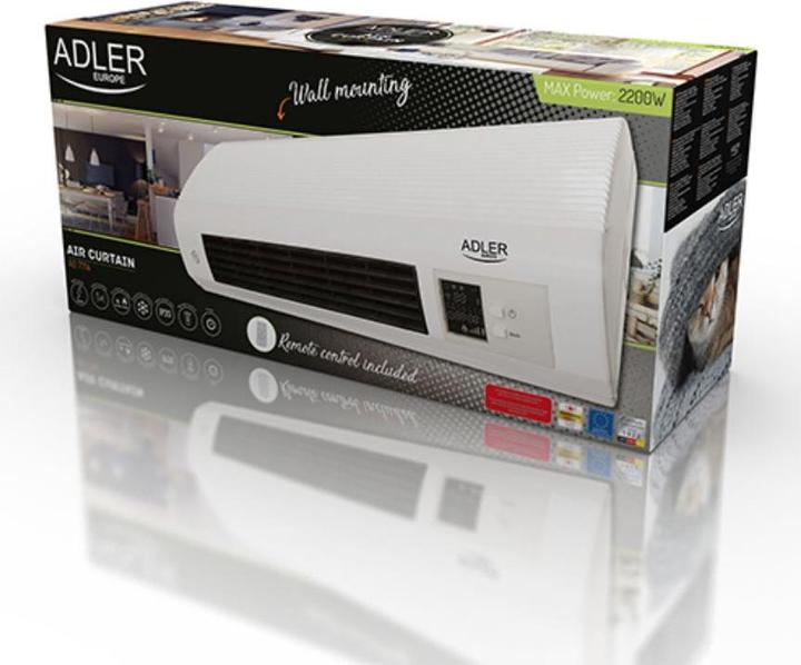 Image du produit Adler AD 7714 Chauffage électrique d'intérieur, Ventilateur de chauffage électrique d'intérieur (2200 W)