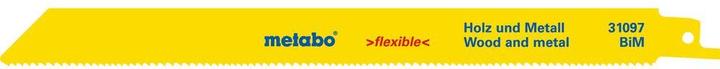 Actual product image Metabo Sabre saw blades series "Flexible" (5 pcs.)