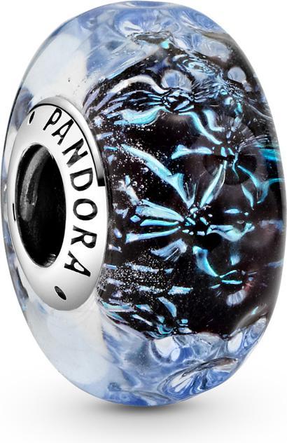 Produktbild Pandora Muranoglas Wavy Dark Blue Ocean (Sterlingsilber)