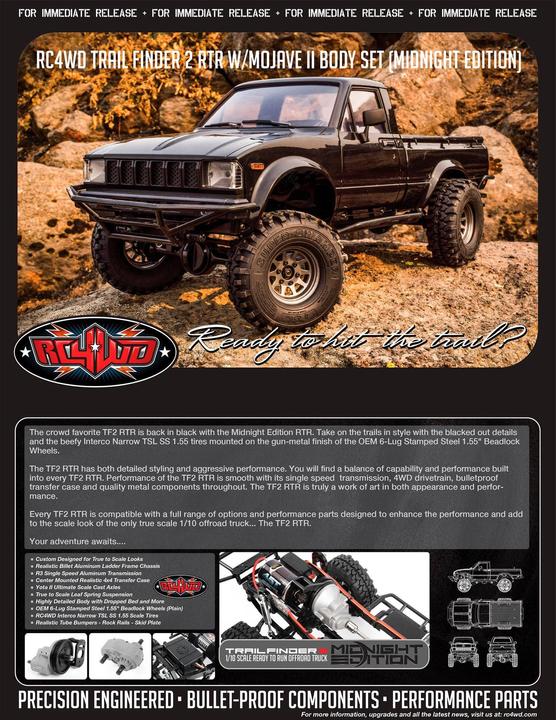 Immagine prodotto Rc4Wd Scala Crawler Trail Finder 2 Mojave II 1:10, RTR (RTR pronto all'uso)