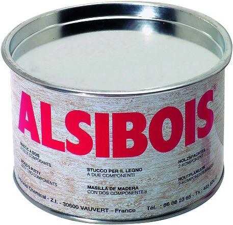 Actual product image Alsibois 2K-Holzspachtel 40cl AFRORMOSIA
