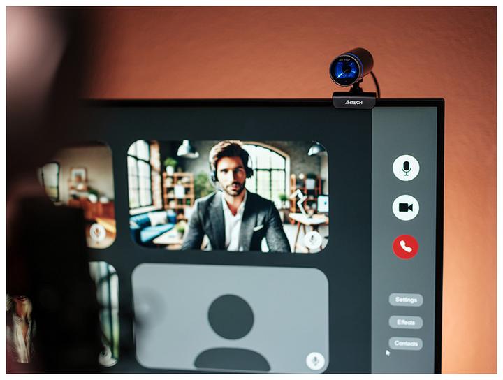 Actual product image A4Tech PK-910P - 1280 x 720 pixels - 30 fps - USB 2.0 - Black - Gray - Clip - Windows (0.90 Mpx)