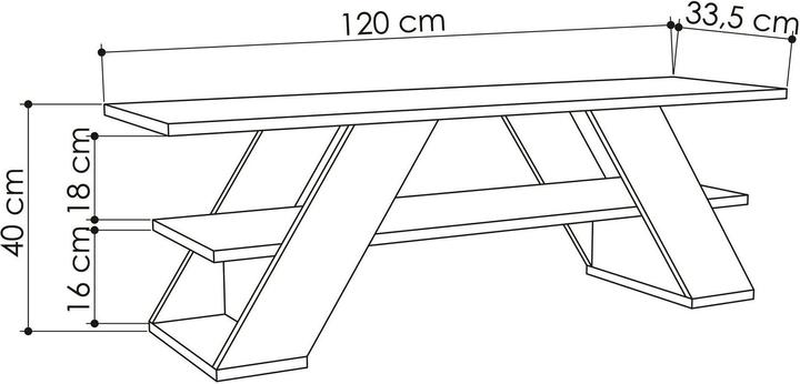 Immagine prodotto Homitis Farfa (120 x 40 x 33,5 cm)