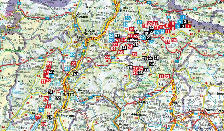 Nährwerte und Zutaten Klettersteige Dolomiten - Brenta - Gardasee (Deutsch, Mark Zahel, 2023)