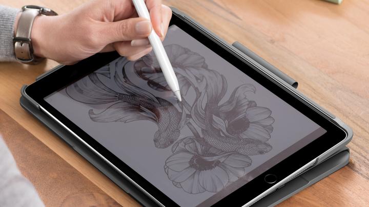 Actual product image Logitech slim folio (CH, iPad 2019 (7th gene), iPad 2020 (8. Gen), iPad 2021 (9th Gen))