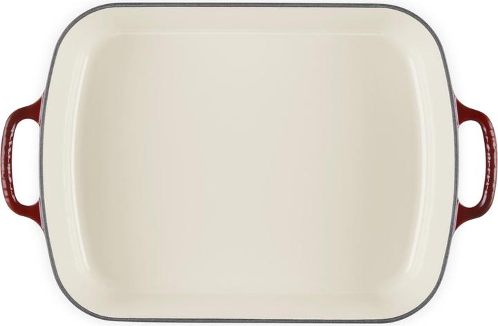 Actual product image Le Creuset Cast iron roasting pan SIGNATURE Garnet