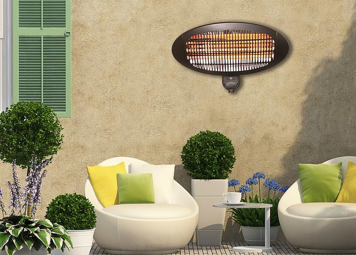 Actual product image Hartig & Helling Wall-mounted radiant heater with 3 power levels BS 45