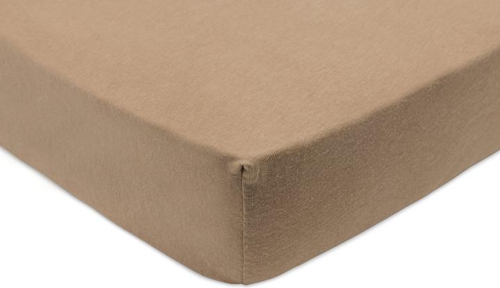 Actual product image Jollein Fix-Leintuch Jersey 2er, 60 x 120 cm, Sea Green/Biscuit (60 x 120 cm)
