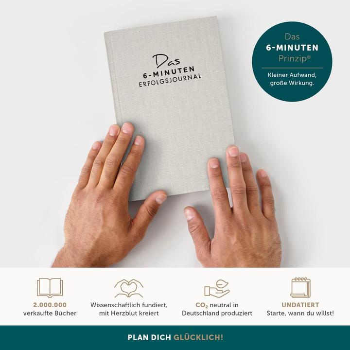 Actual product image UrBestSelf The 6-minute success journal