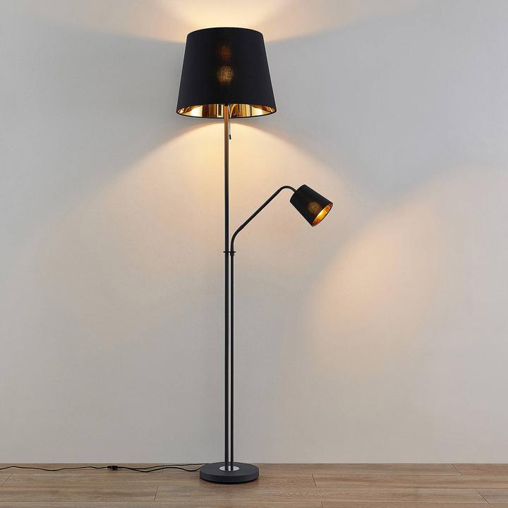 Image du produit Lindby Efalia Lampadaire avec lampe de lecture (E27, E14)